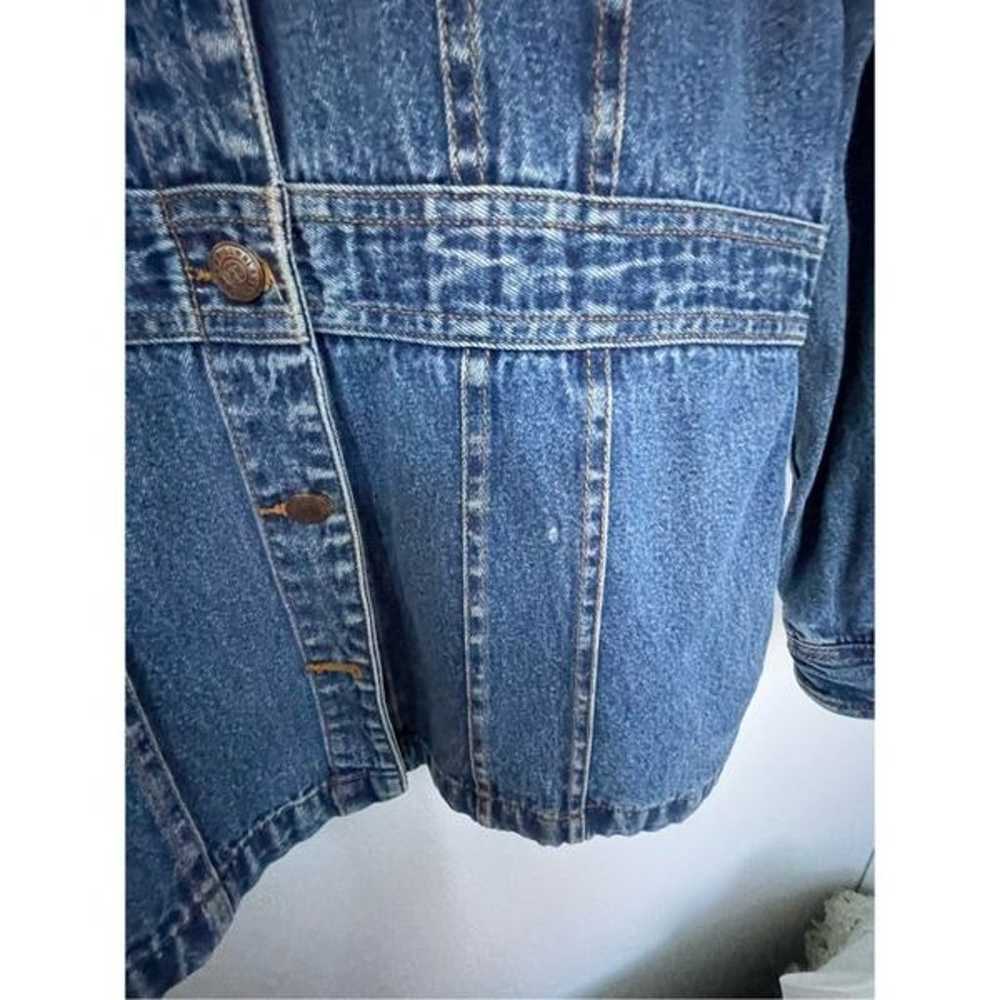 Bill Blass vintage size Medium 100% cotton denim … - image 7