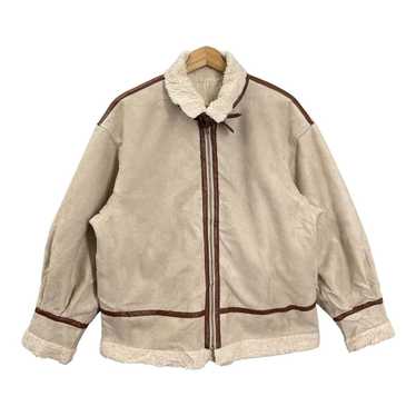 Japanese Brand × Vintage VINTAGE UNBRAND SHERPA J… - image 1