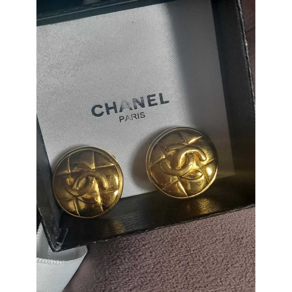 Chanel Matelassé earrings - image 4