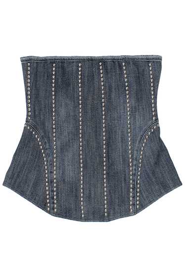 Miaou Libra Corset in Denim