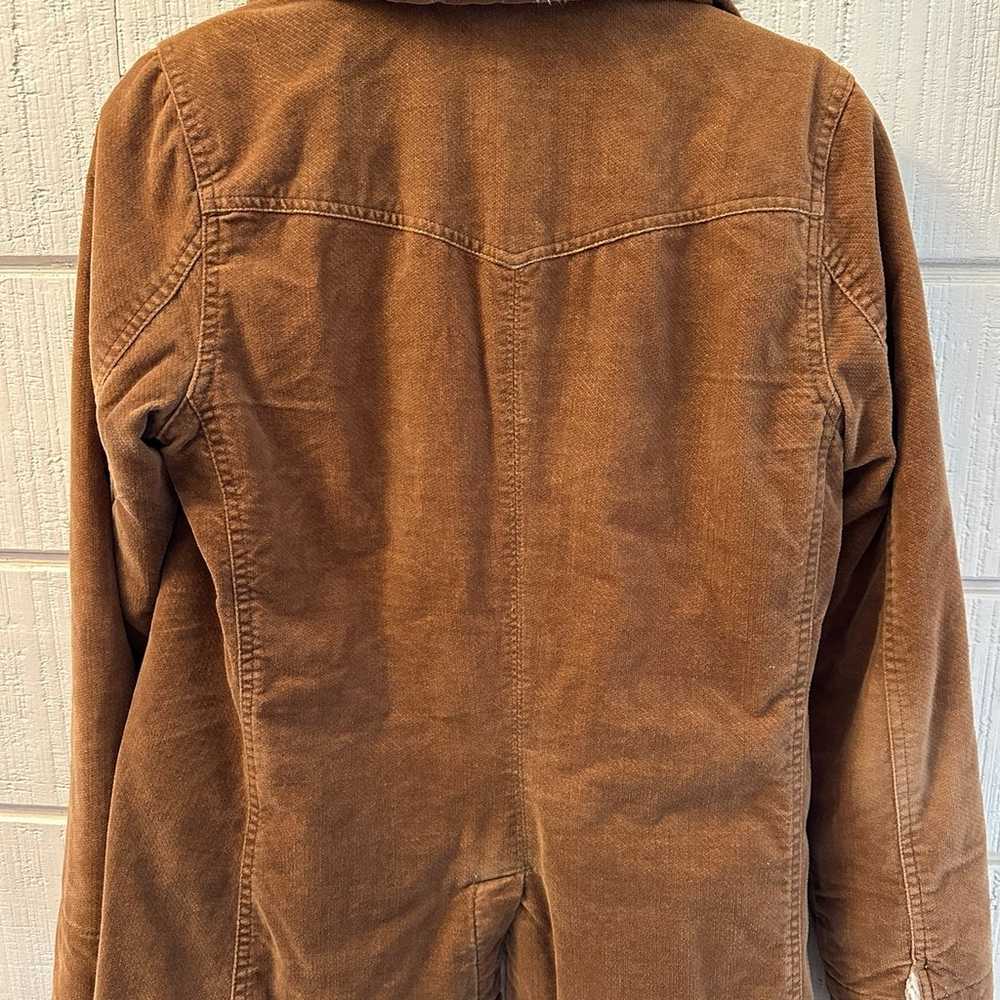 Abercrombie and Fitch vintage brown corduroy faux… - image 7