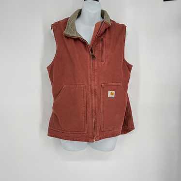 CARHARTT Vest Duck Sherpa Lined Women's WV001 VRS… - image 1