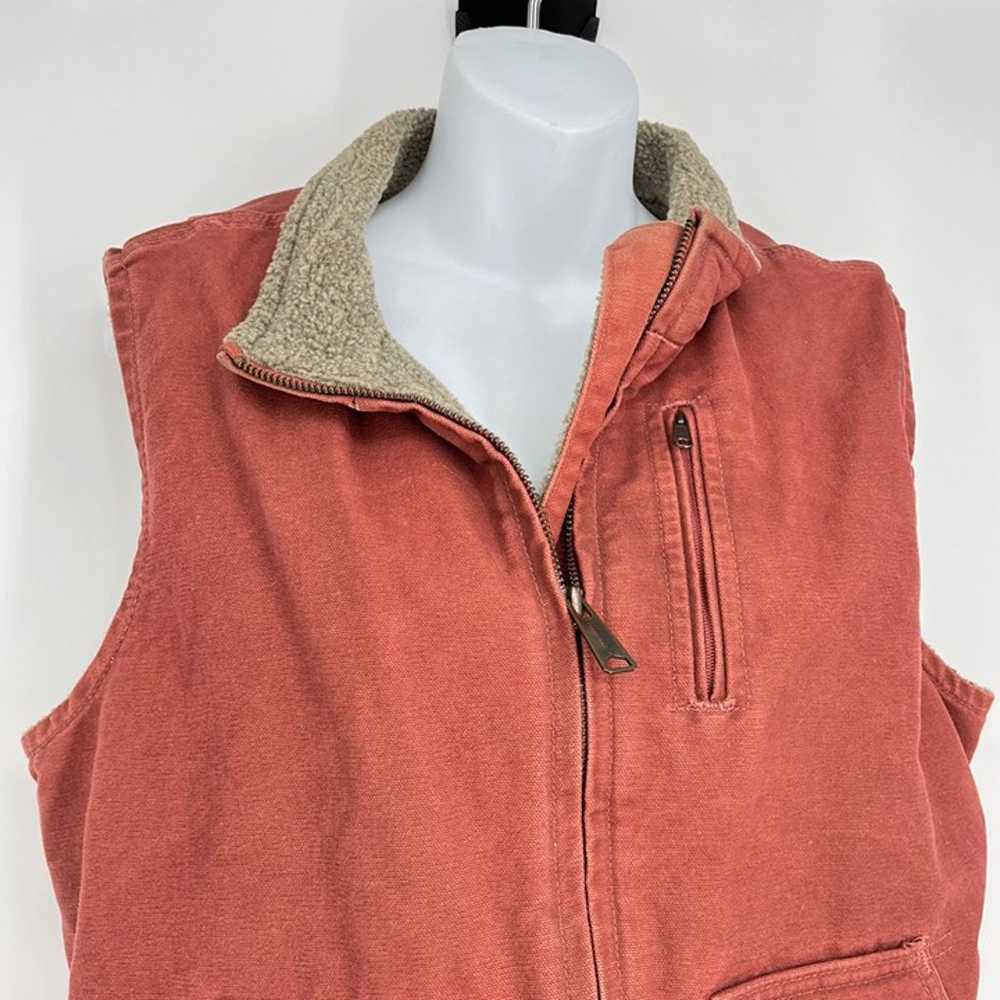 CARHARTT Vest Duck Sherpa Lined Women's WV001 VRS… - image 2