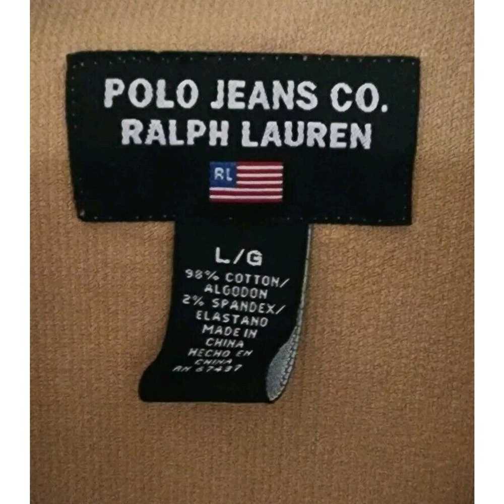 vintage Polo Jeans Ralph Lauren Women Corduroy Ja… - image 3