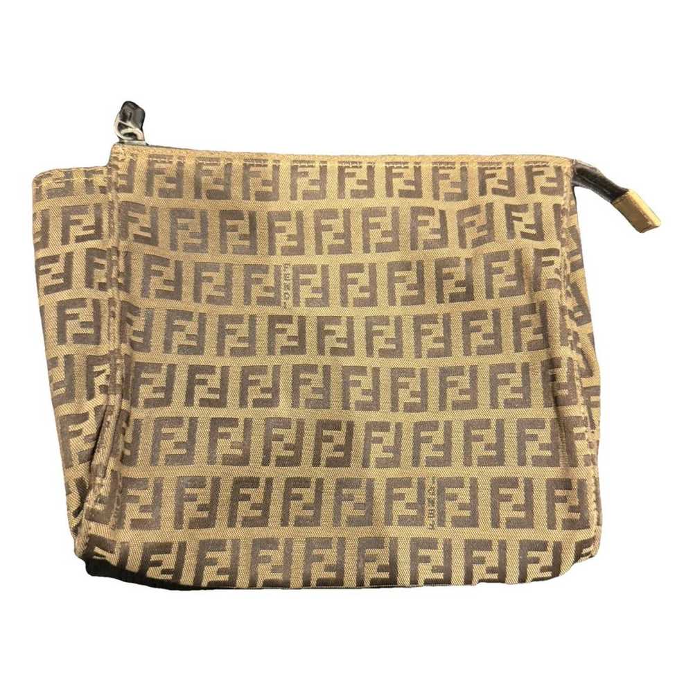 Fendi Double F cloth clutch bag - image 1