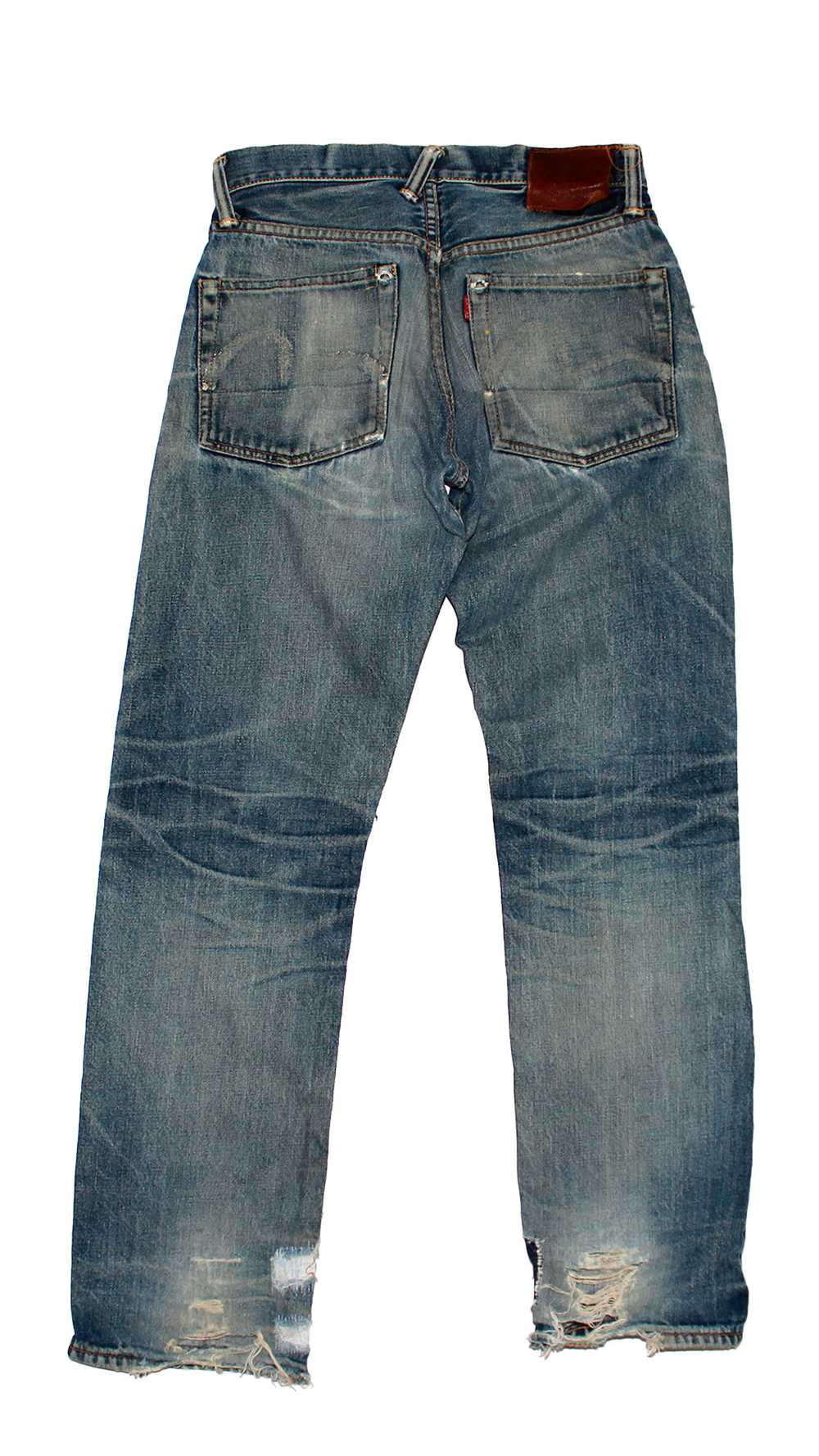 Evisu Distressed Washed Denim - image 3