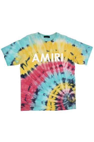 Amiri Tie-Dye Logo Tee