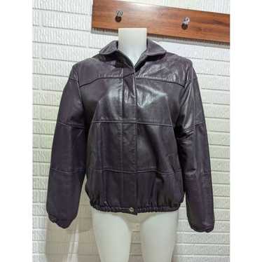 Garfin Leather Boston Mass. Vintage Women's Purpl… - image 1