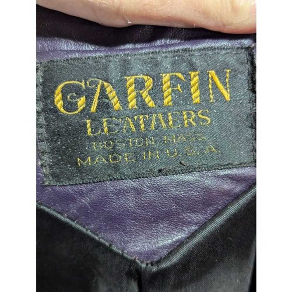 Garfin Leather Boston Mass. Vintage Women's Purpl… - image 2