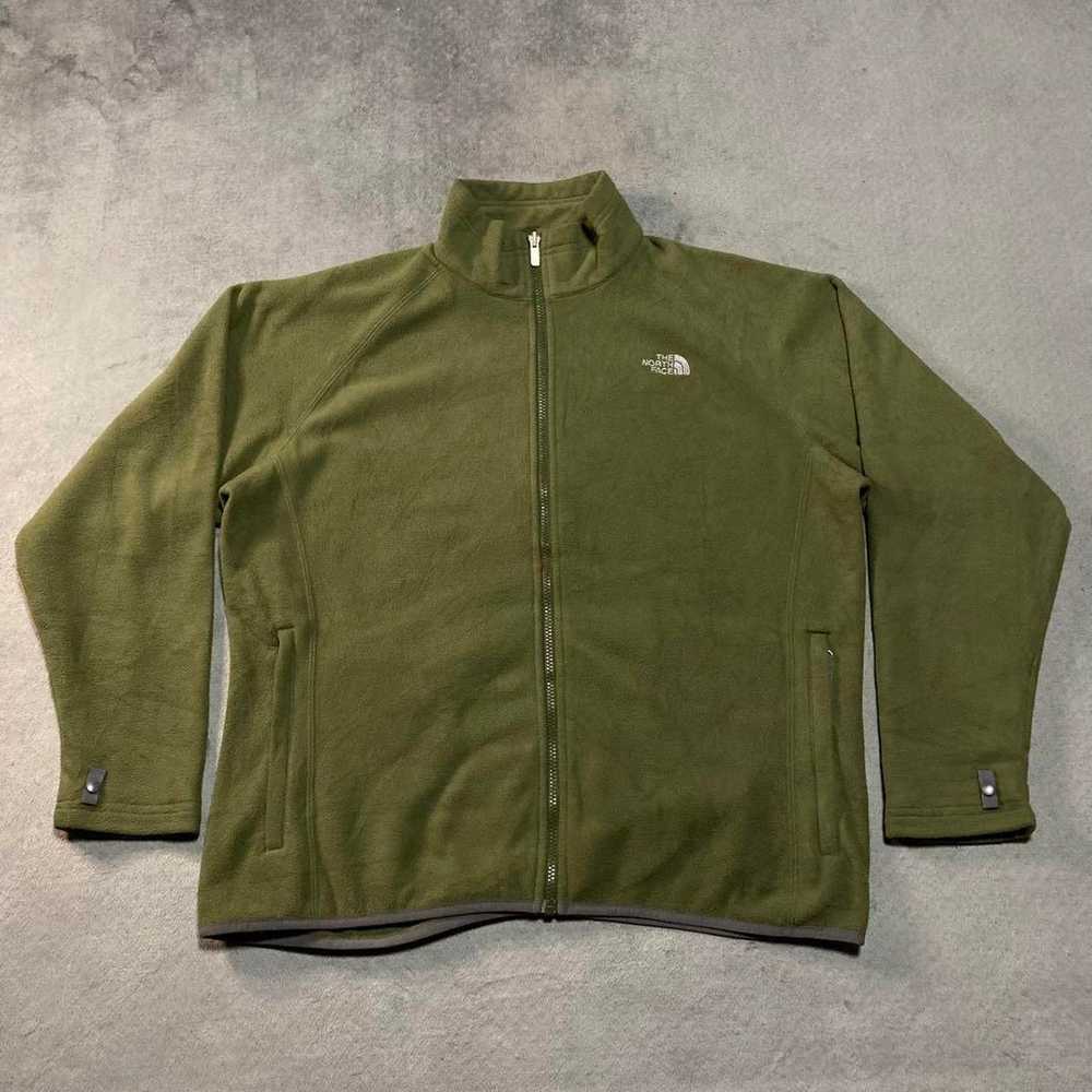 TheNorthFace Olive XL Fleece Jacket - image 2