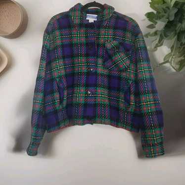 Vintage Pendleton Knockabout Plaid Jacket Coat Wo… - image 1