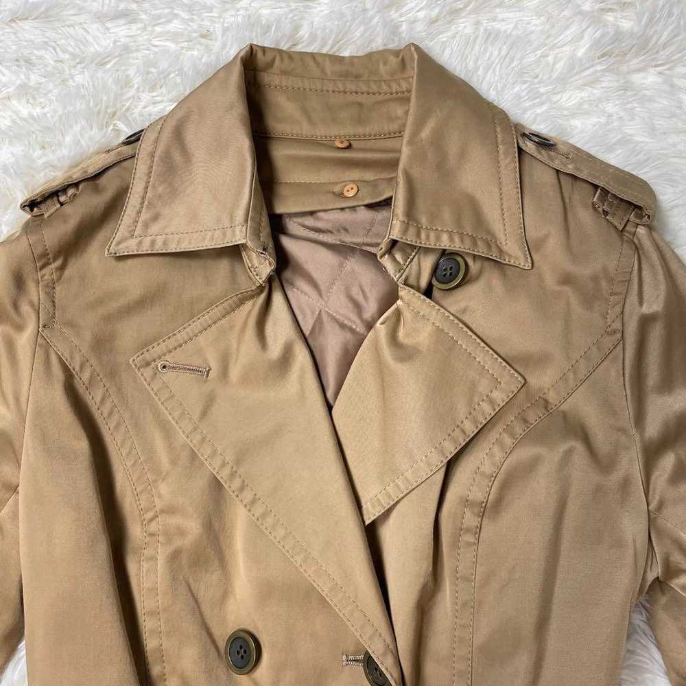 United Arrows Trench Coat with Liner Beige - image 4