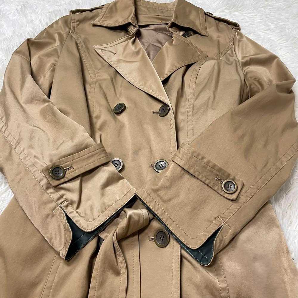 United Arrows Trench Coat with Liner Beige - image 5