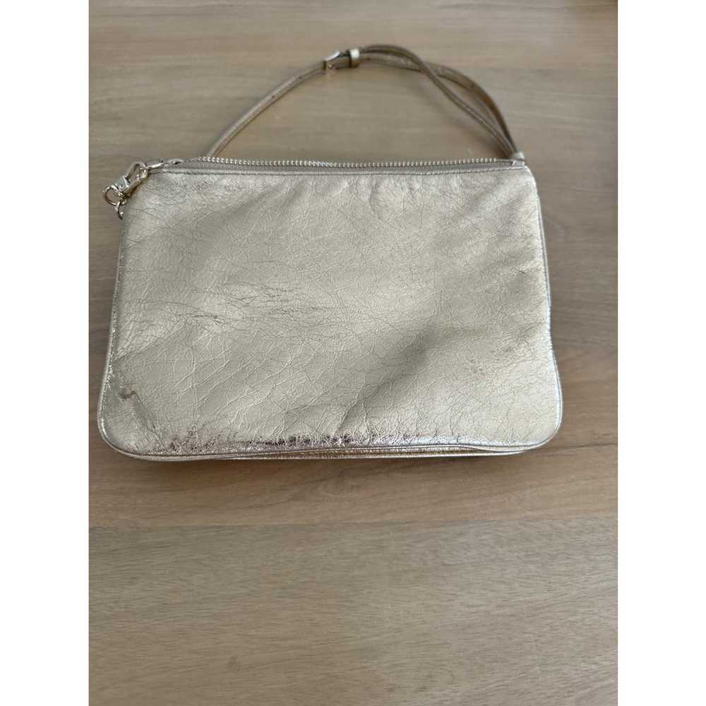 Sandro Addict leather clutch bag - image 3