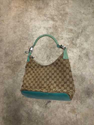 Gucci Gucci GG Monogram Purse Mini Tote Baby Blue 