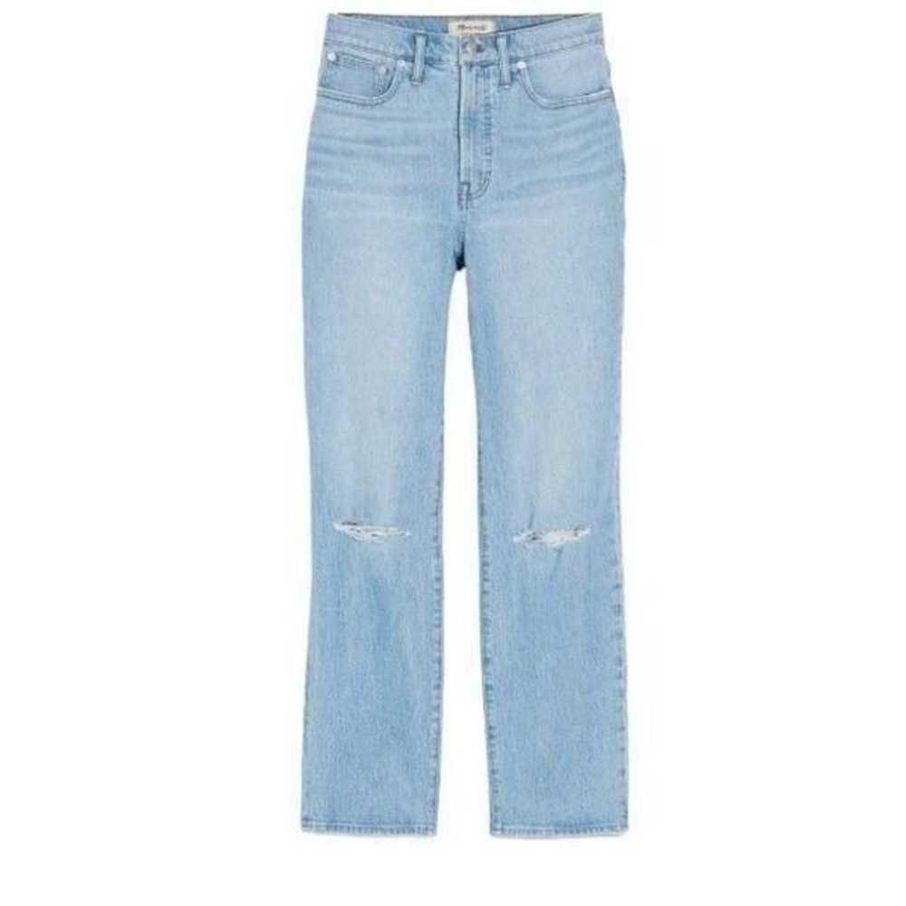 Madewell The Perfect Vintage Straight Jeans Distr… - image 1