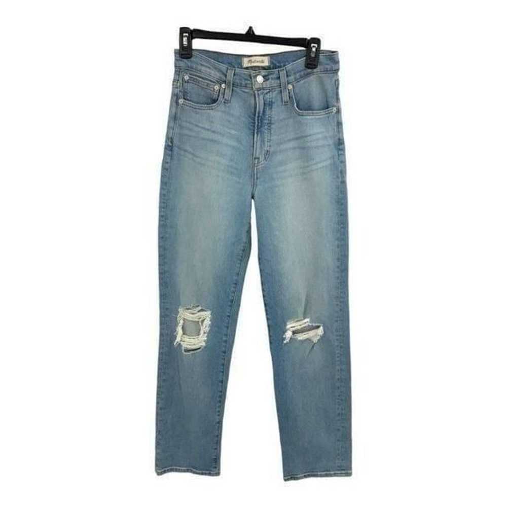 Madewell The Perfect Vintage Straight Jeans Distr… - image 3