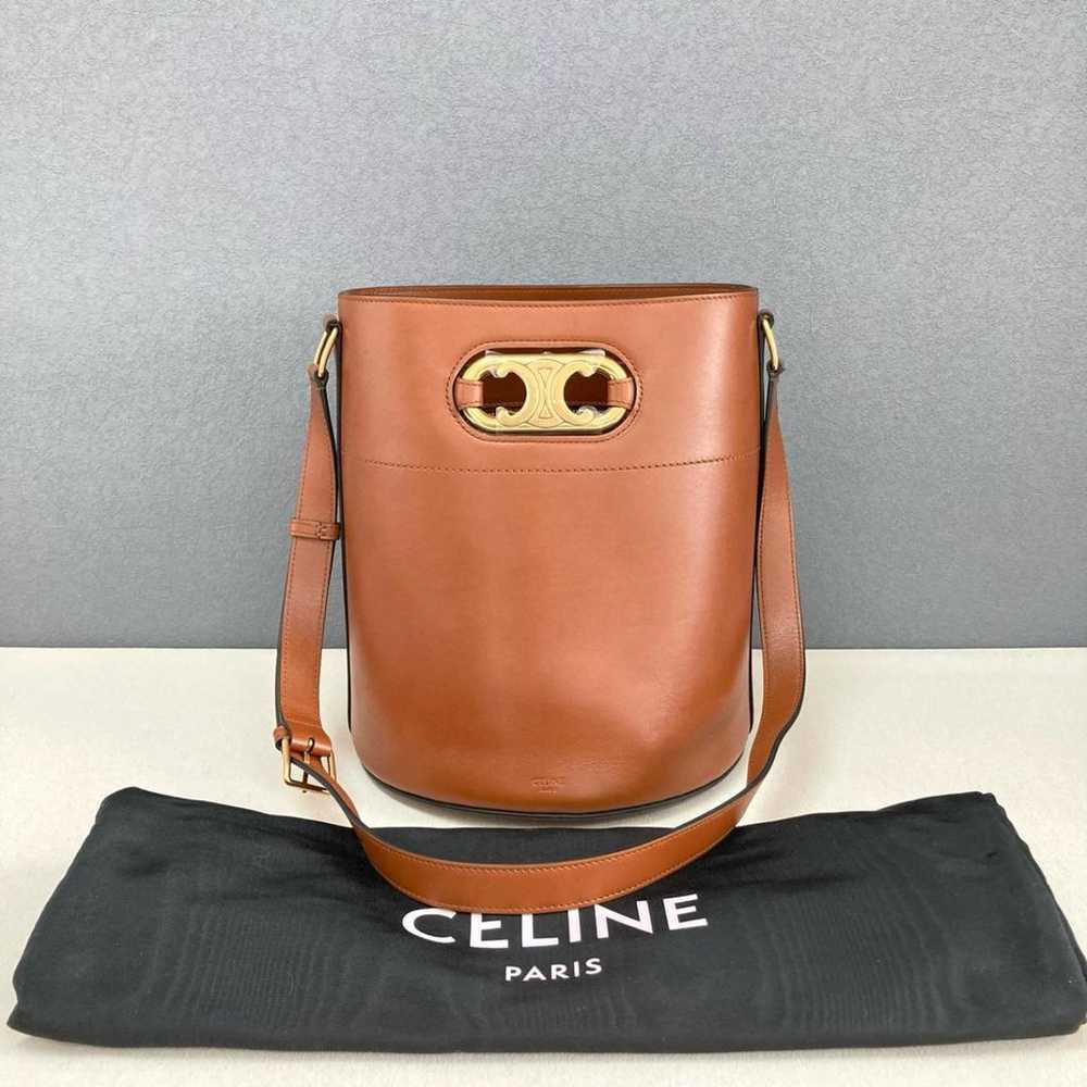 Celine Triomphe Maillon leather crossbody bag - image 3