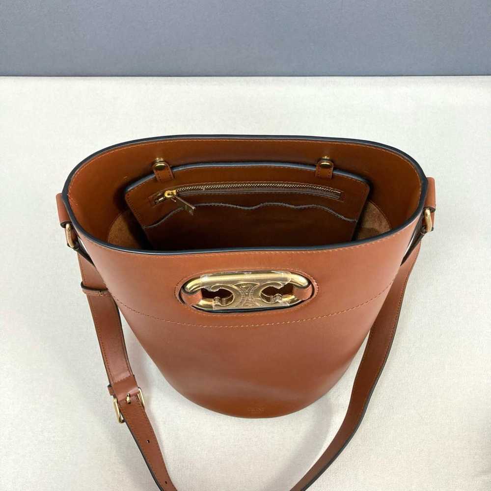 Celine Triomphe Maillon leather crossbody bag - image 8