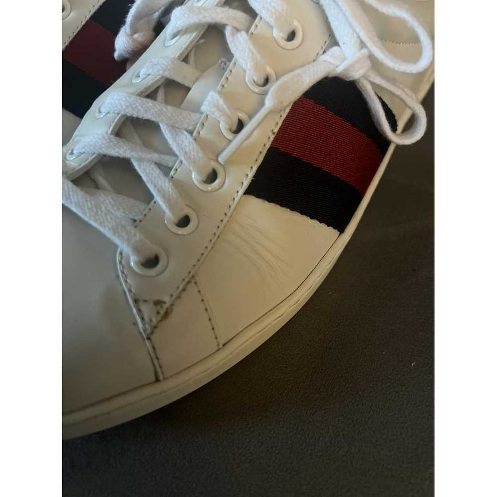 Gucci Ace leather low trainers - image 7