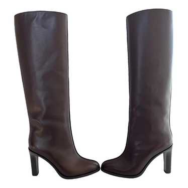 The Row Leather boots