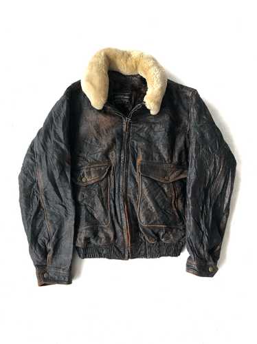 B 3 × Bomber Jacket × Leather Jacket Suit Protect… - image 1