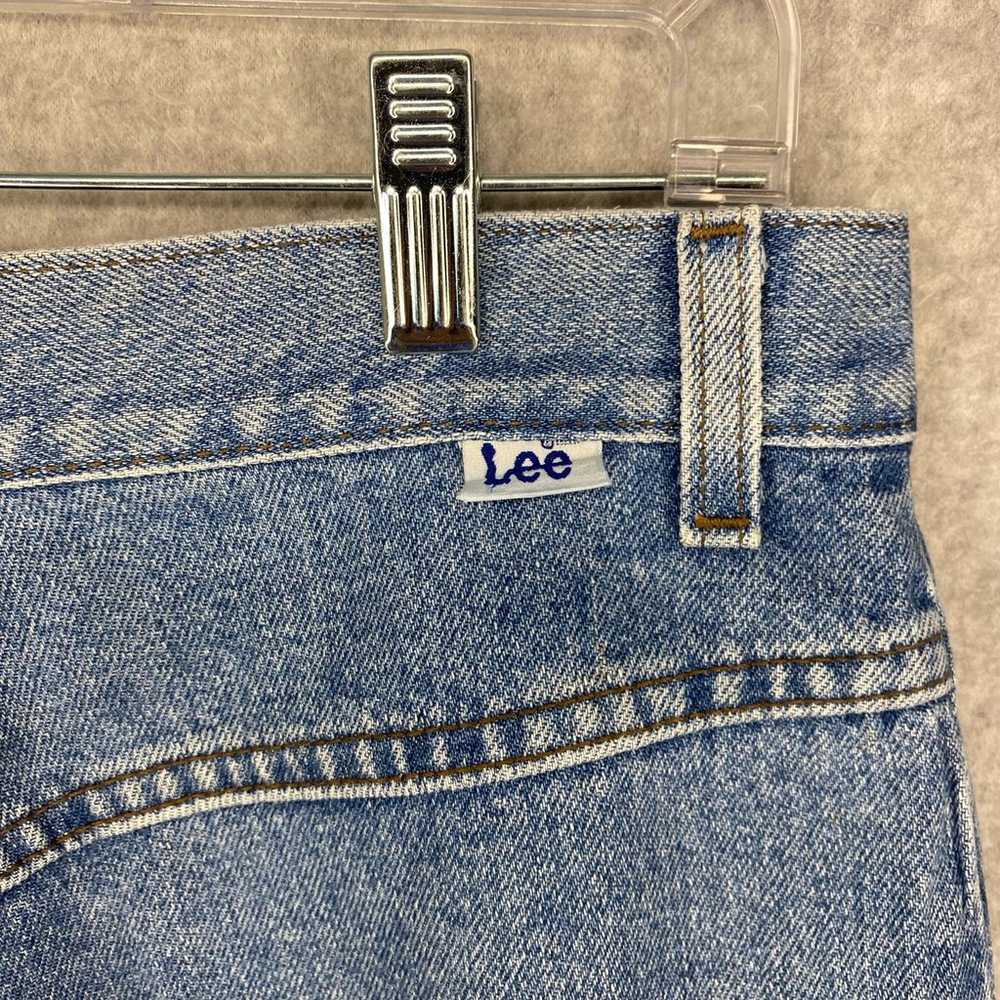 Vintage Lee Jeans Womens Sz 10 Long Pleated High … - image 8