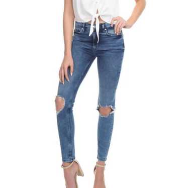 Free People l High Rise Busted Skinny Jeans 27