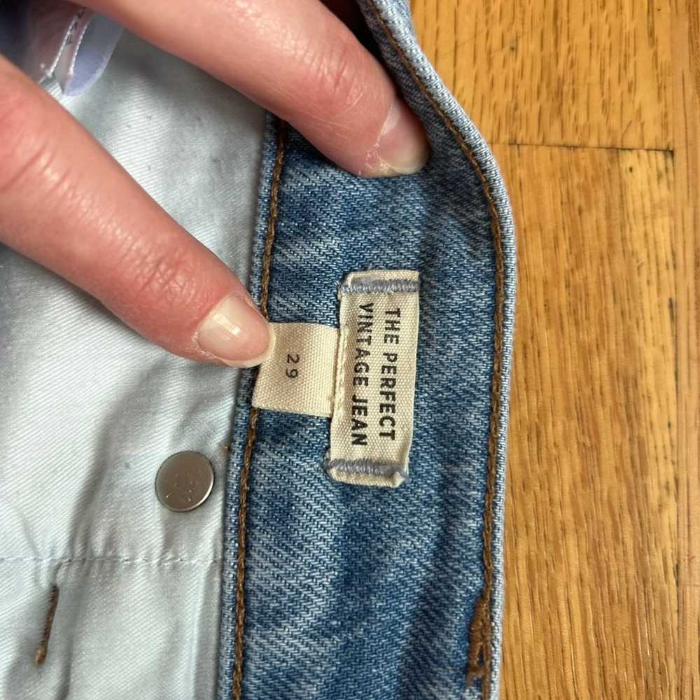 Madewell The Perfect Vintage Jean Size 29 - image 3