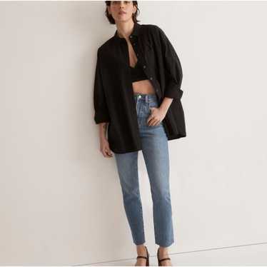 MADEWELL | The Perfect Vintage Jean Raw Hem Mediu… - image 1