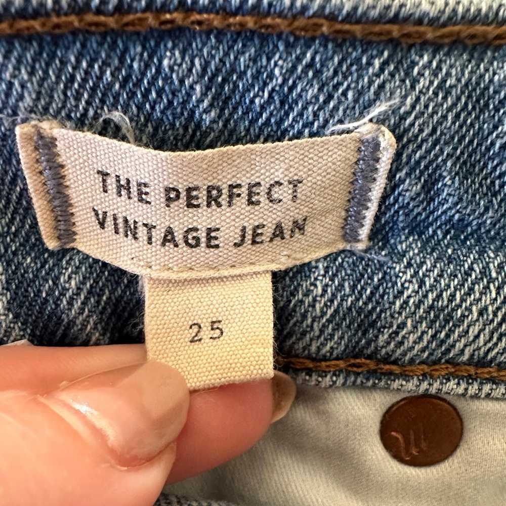 MADEWELL | The Perfect Vintage Jean Raw Hem Mediu… - image 9