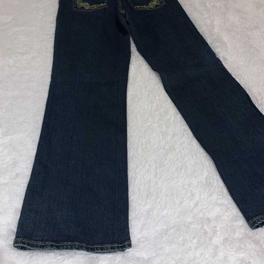 Vintage Lawman Gold Embroidered Western Jeans Siz… - image 5