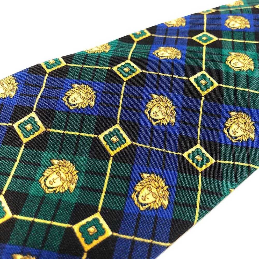 ☆[VERSACE] Versace Tie Vintage Check Medusa - image 2