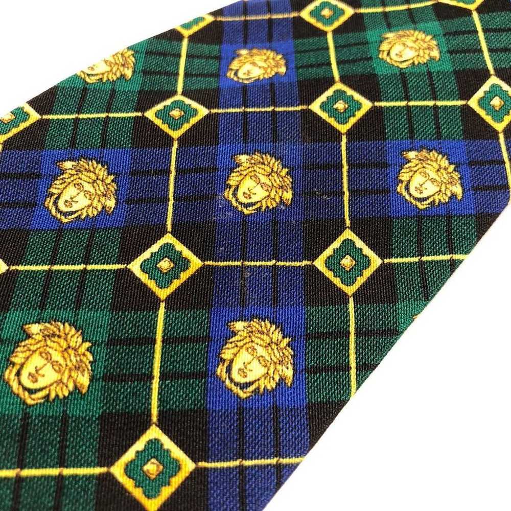 ☆[VERSACE] Versace Tie Vintage Check Medusa - image 3