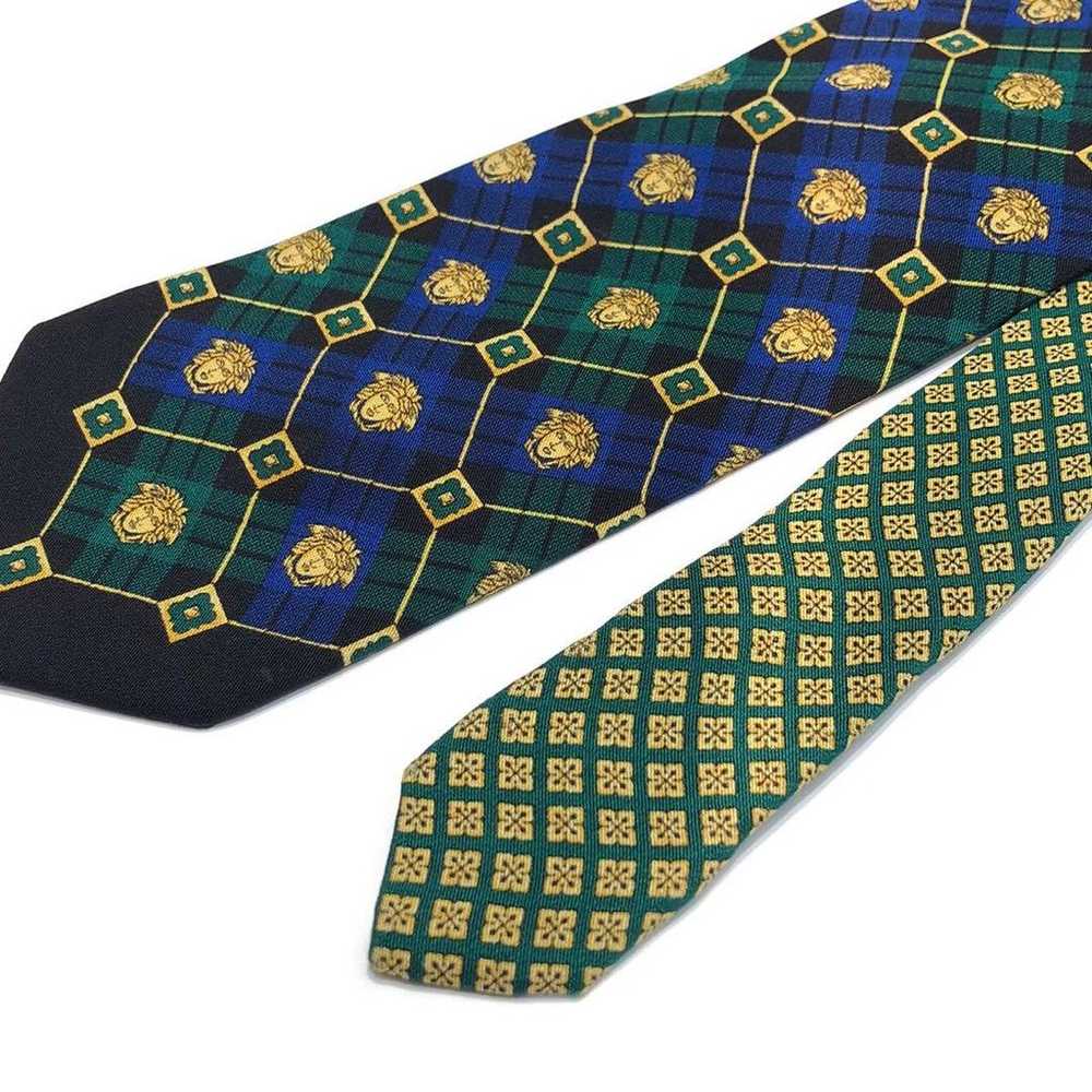 ☆[VERSACE] Versace Tie Vintage Check Medusa - image 6