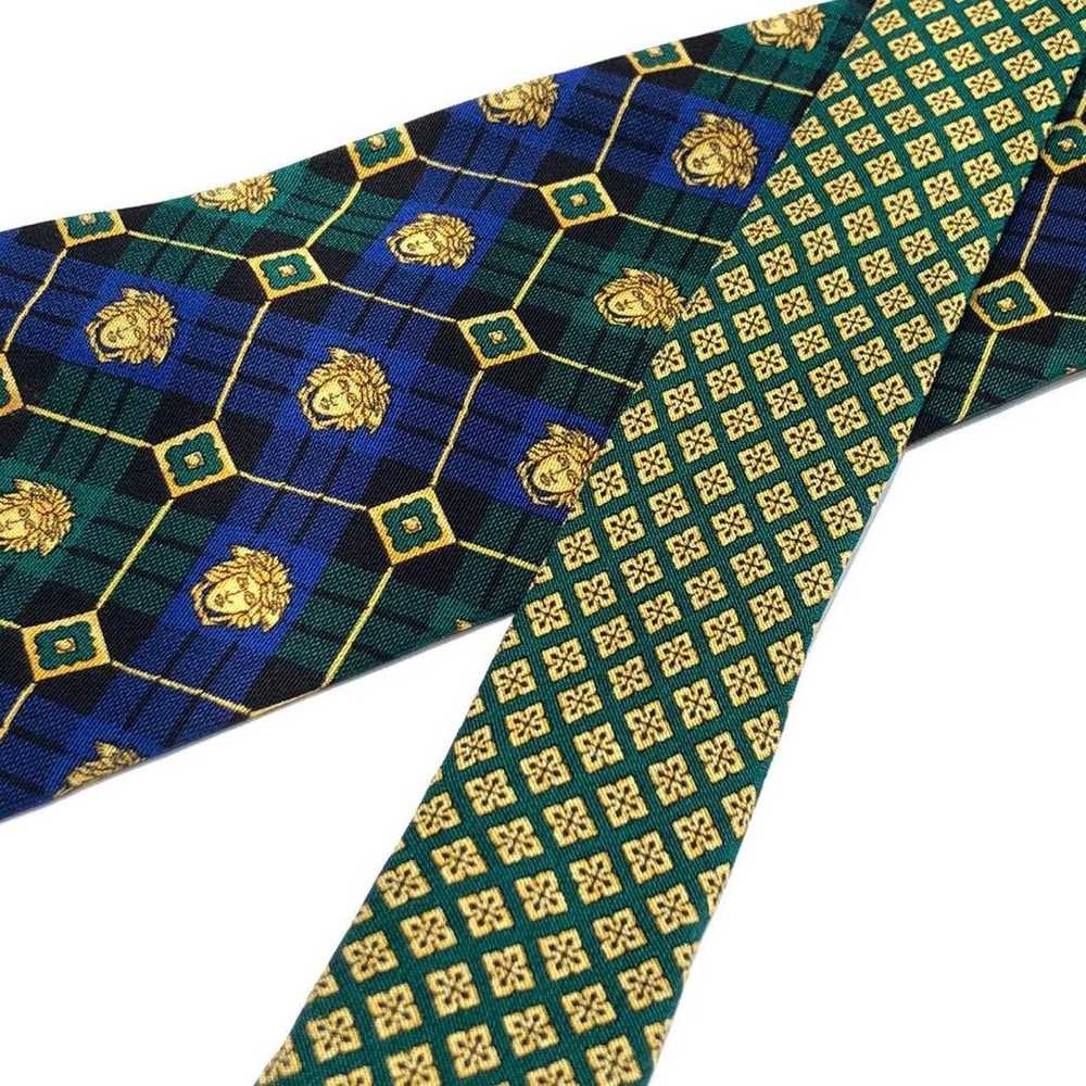 ☆[VERSACE] Versace Tie Vintage Check Medusa - image 8