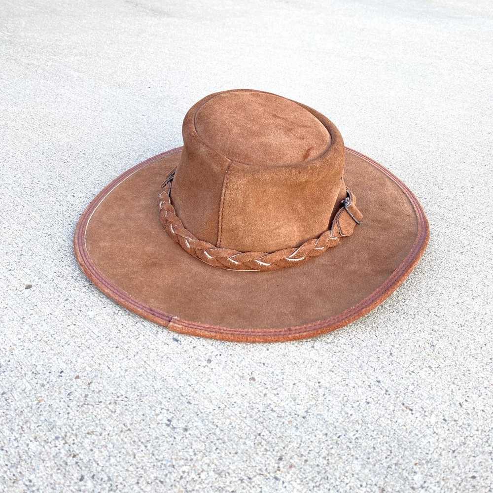 Vintage OVERLANDER Made in Australia Leather Cowb… - image 3