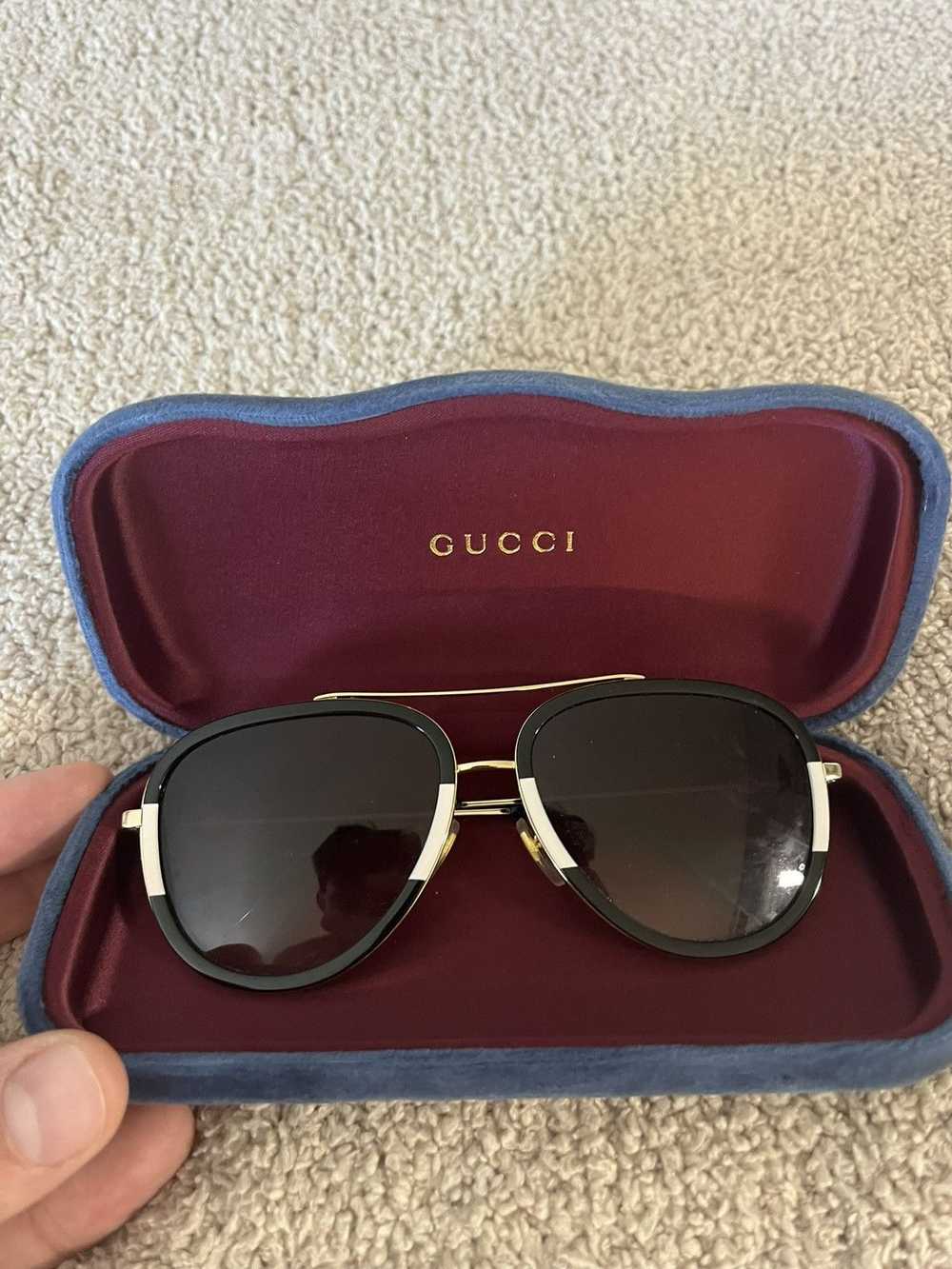 Gucci Gucci Black Aviators - image 1