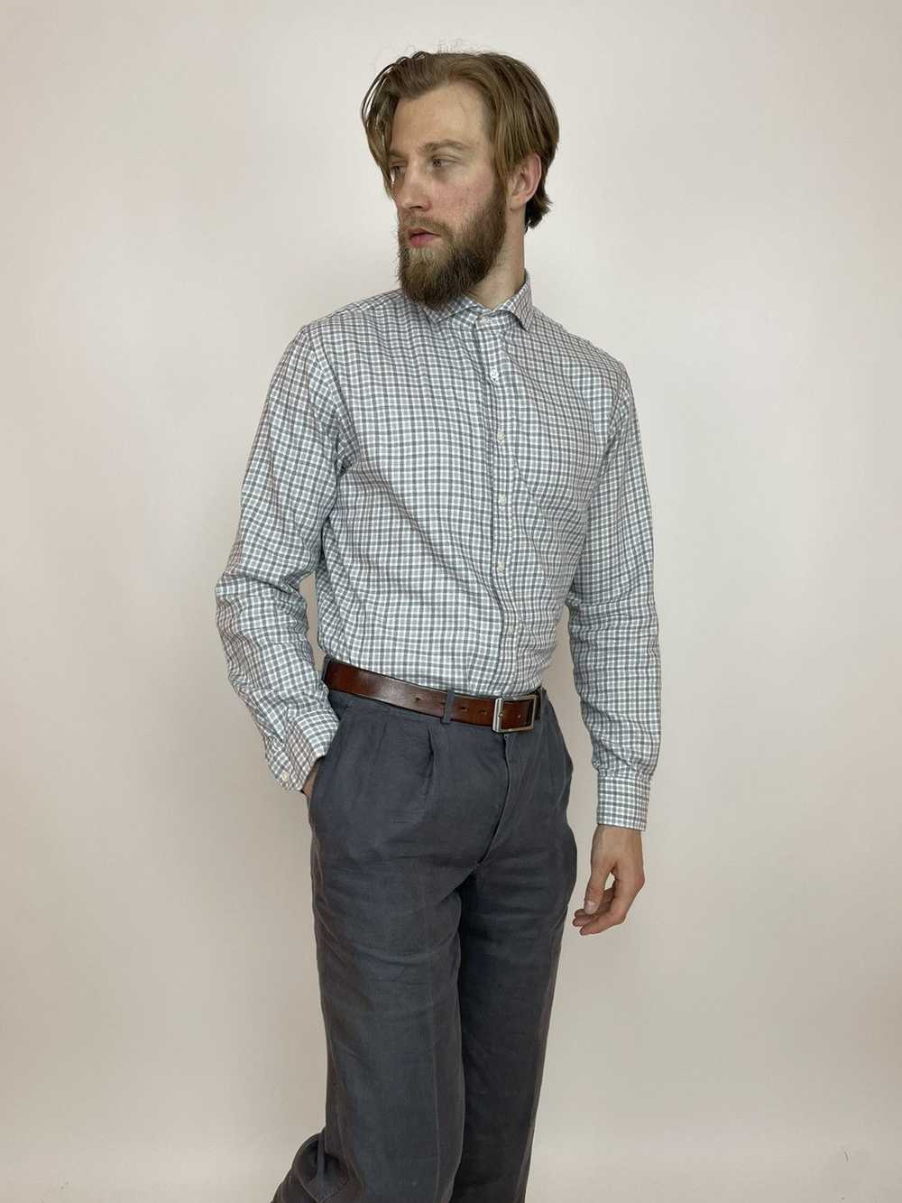 Oscar Jacobson OSCAR JACOBSON Mens dress shirt lo… - image 3