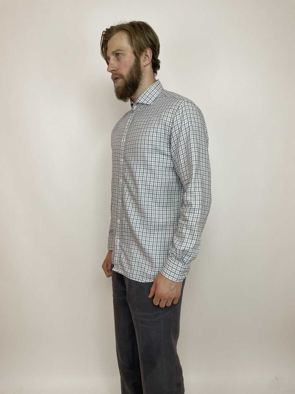 Oscar Jacobson OSCAR JACOBSON Mens dress shirt lo… - image 7