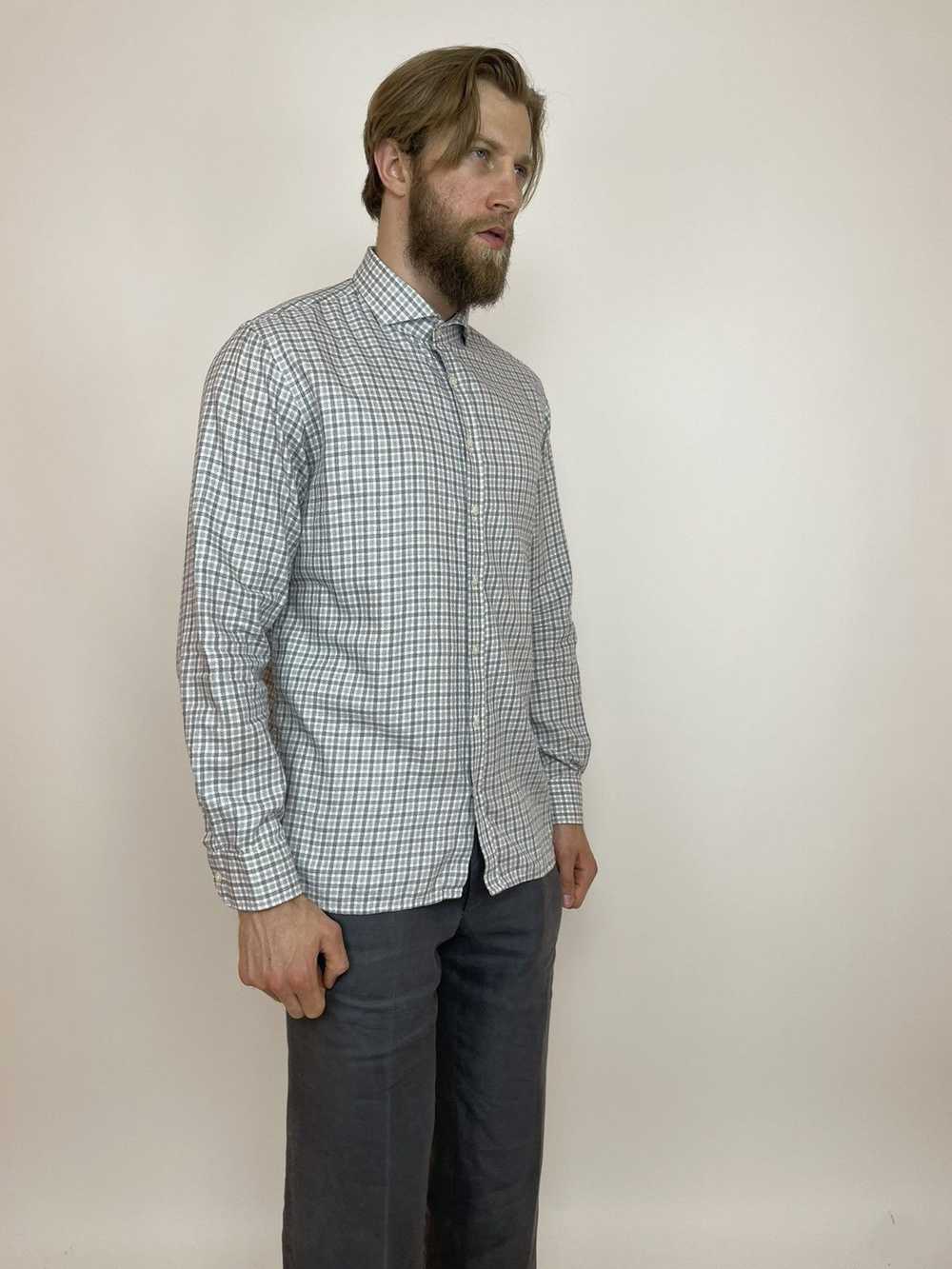 Oscar Jacobson OSCAR JACOBSON Mens dress shirt lo… - image 8