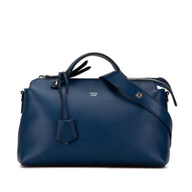 Blue Fendi Medium By The Way Leather Satchel