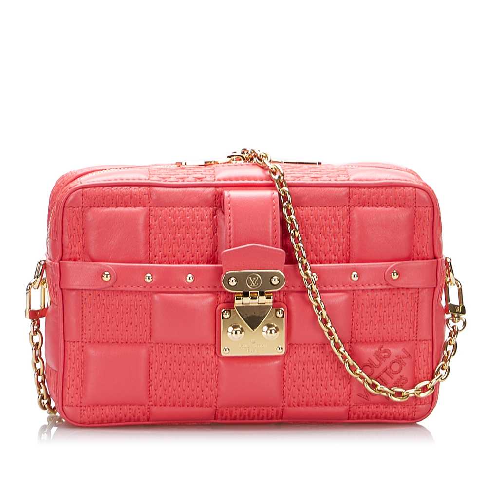 Pink Louis Vuitton Damier Troca PM Satchel - image 1