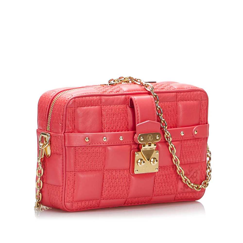 Pink Louis Vuitton Damier Troca PM Satchel - image 2