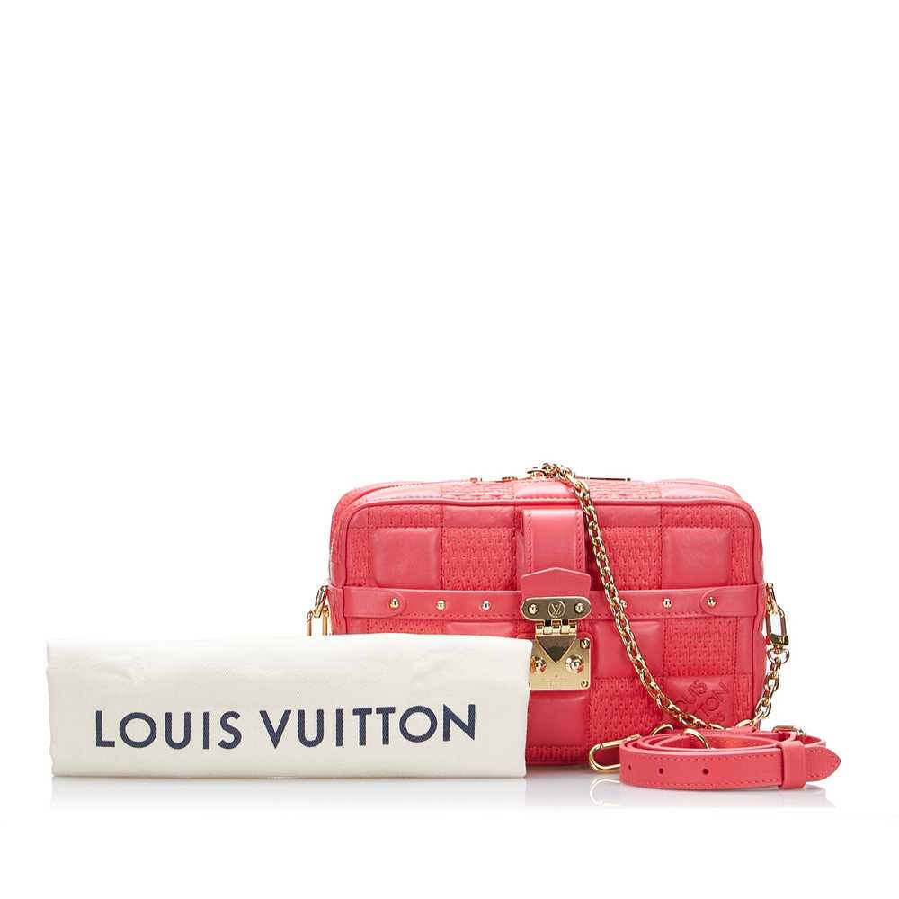 Pink Louis Vuitton Damier Troca PM Satchel - image 9