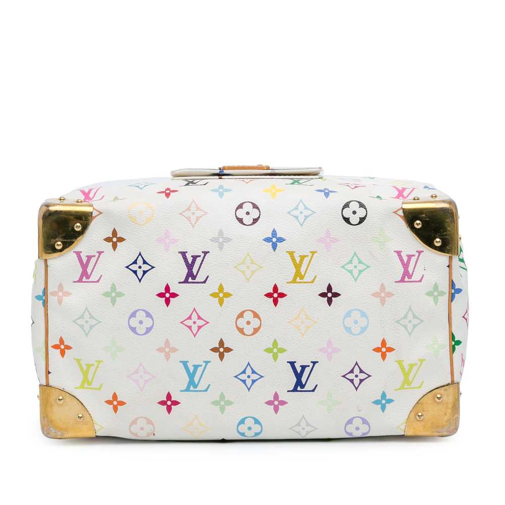 White Louis Vuitton Monogram Multicolore Speedy 3… - image 4