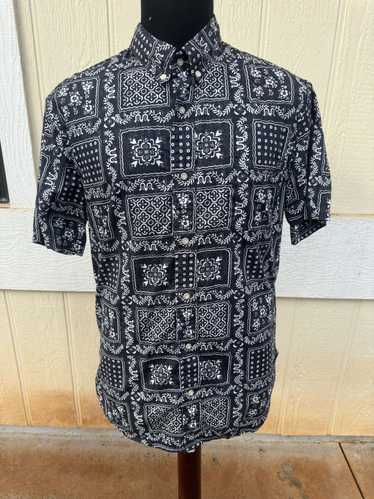 Reyn Spooner Reyn Spooner Tailored Fit Black Hawai