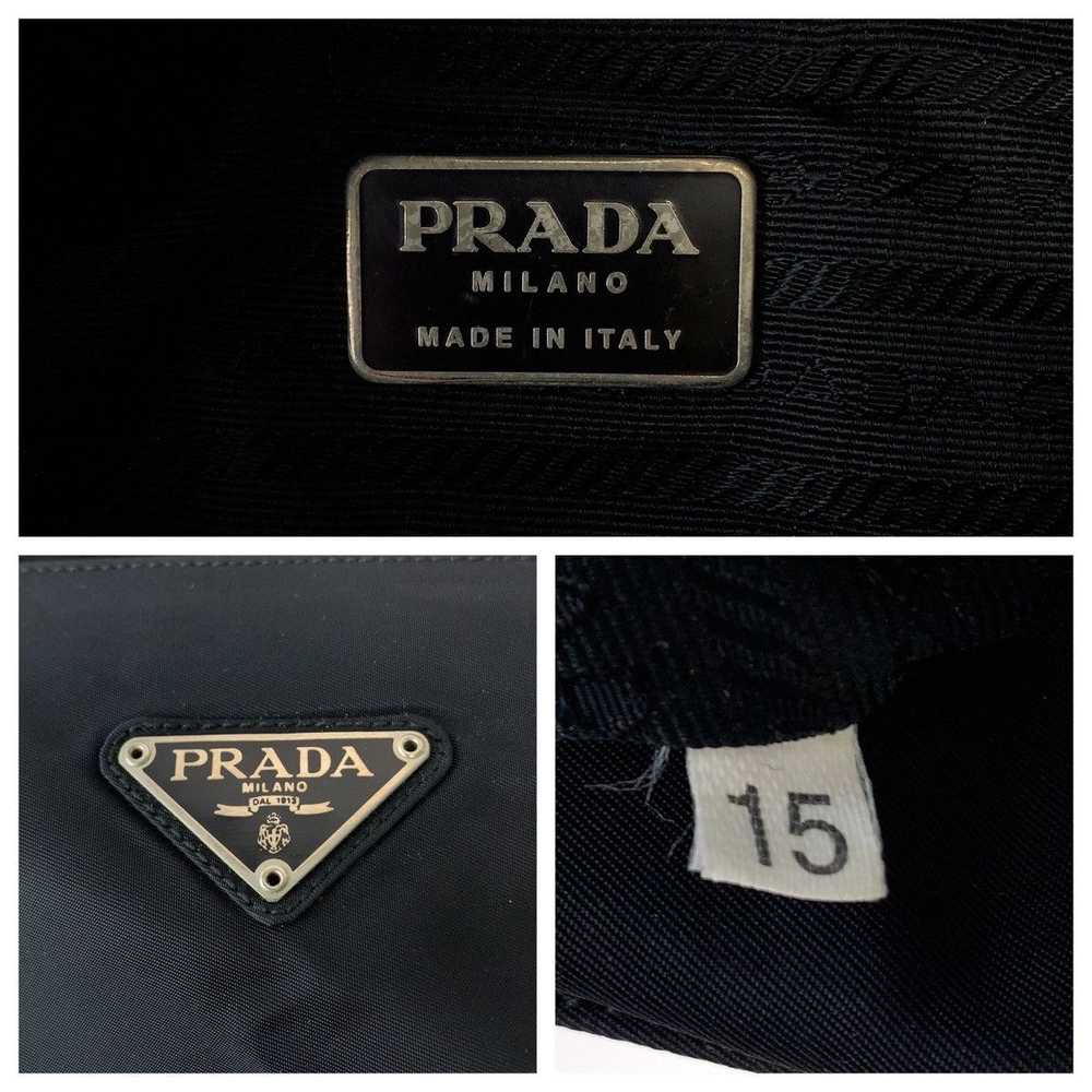 Prada Prada Prada Nylon Tessuto Triangle Logo Tot… - image 4