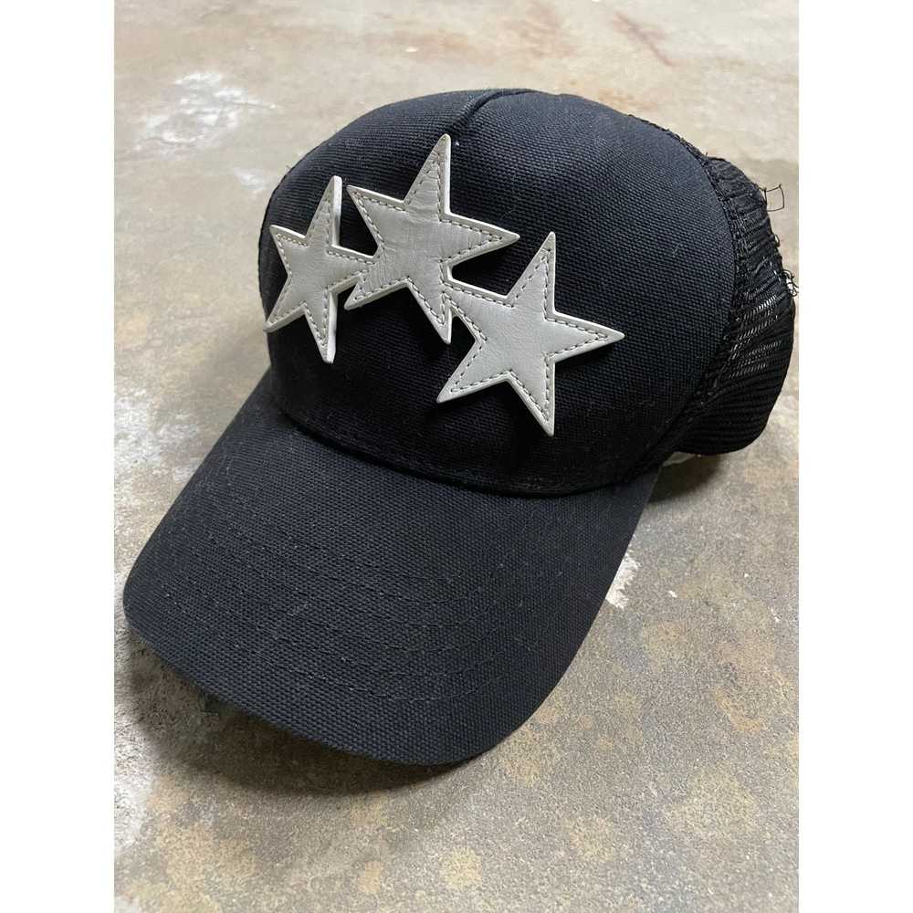 Amiri Amiri Three Star Trucker Black White Used OS - image 1