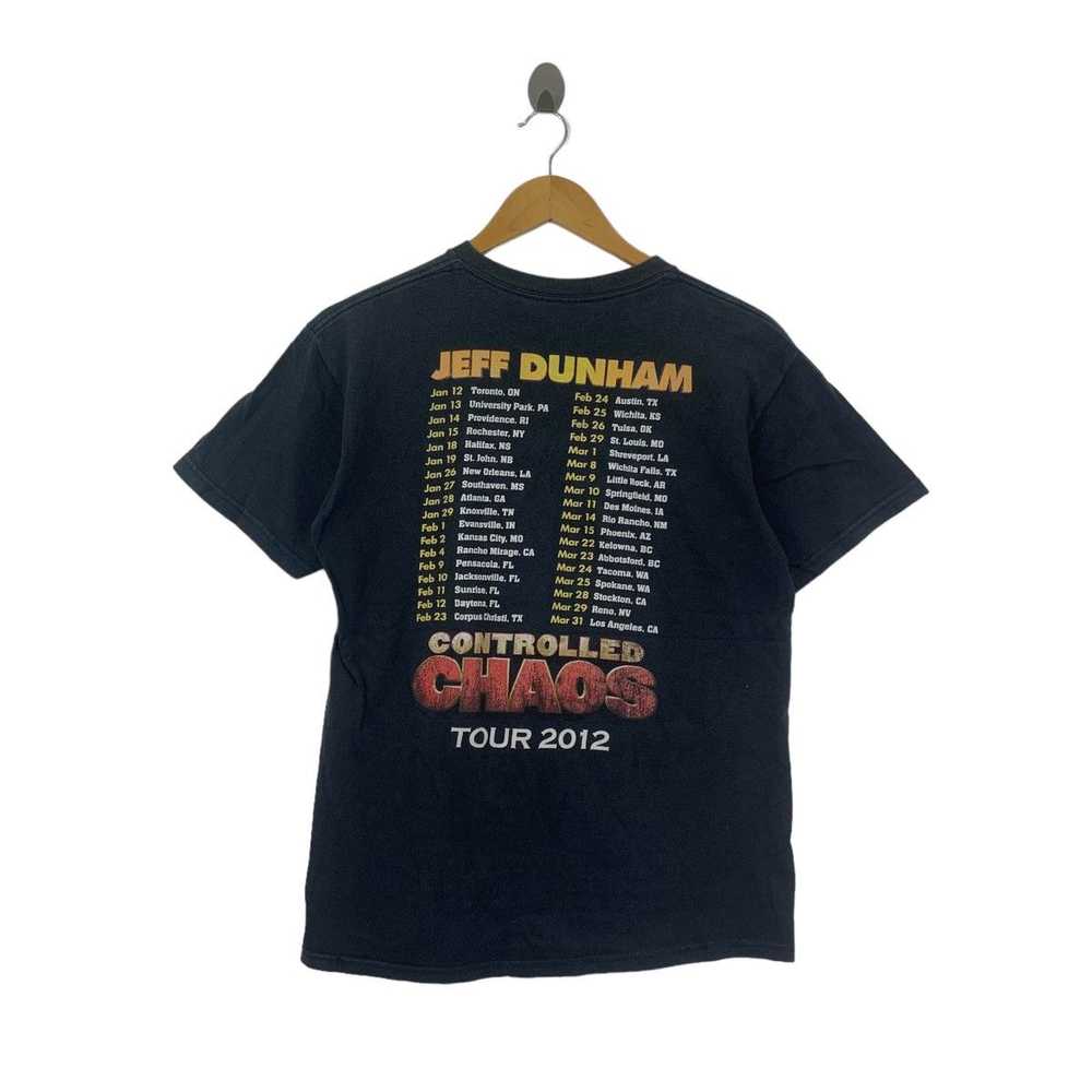 Vintage JEFF DUNHAM COMEDIAN Controlled Chaos Tee… - image 3